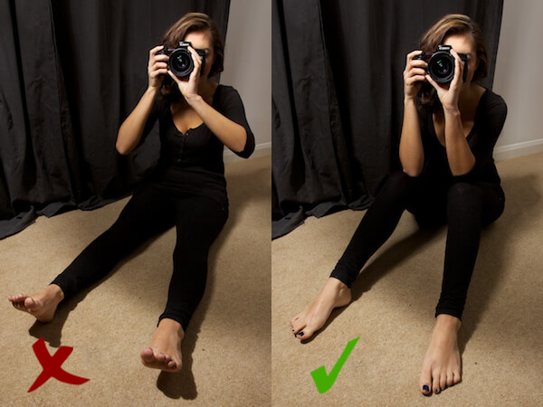 Tư thế ngồi chụp - hướng dẫn cách cầm máy ảnh chuyên nghiệp để chụp ảnh sắc nét, không rung - 04